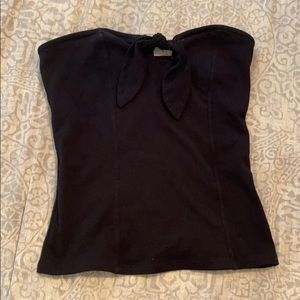 Strapless Black Shirt